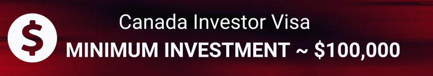 Canada investor visa minimum investment