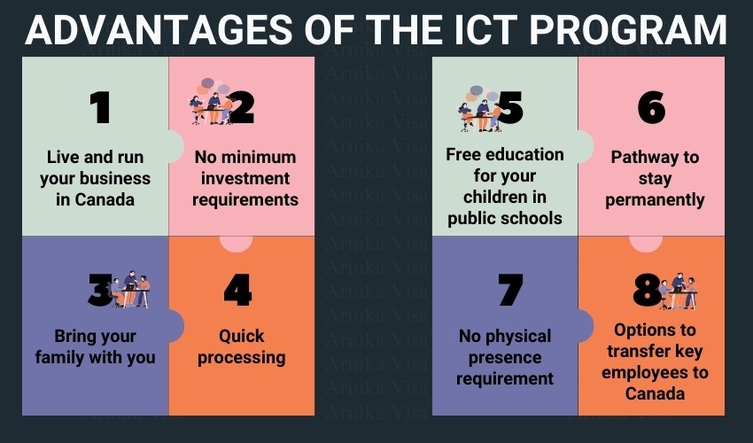 Advantages of ICT work permit program