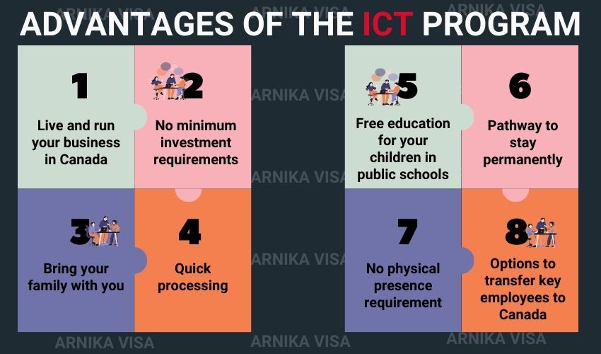 ICT Visa Advantages