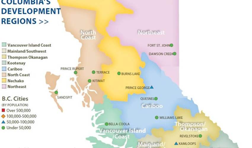 BC PNP Entrepreneur Regional Stream communities